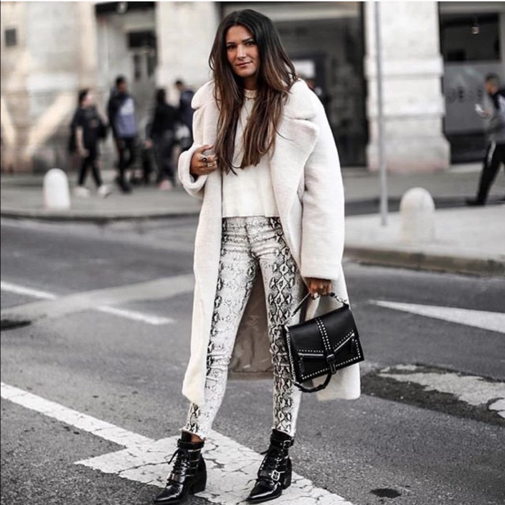 Zara Snake print jeans